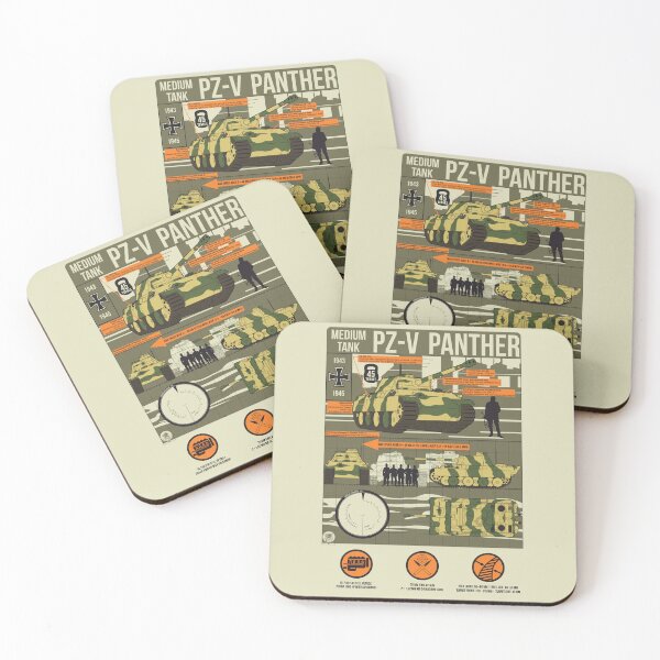 Item preview, Detailed WW2 infographics of the Pz-V Panther tank designed and sold by FAawRay.