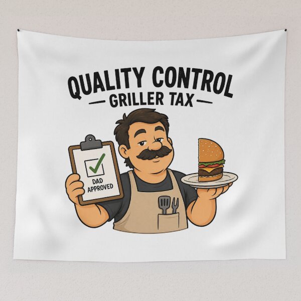 Item preview, Quality control griller tax! designed and sold by vecart34.