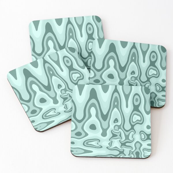 Item preview, Liquid Retro Abstract Teal designed and sold by mirimo.