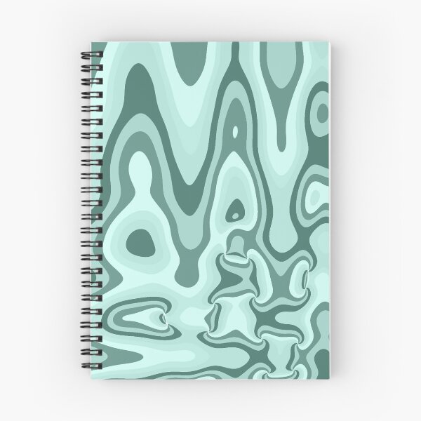 Item preview, Liquid Retro Abstract Teal designed and sold by mirimo.