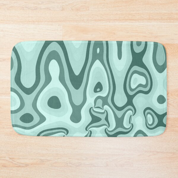 Item preview, Liquid Retro Abstract Teal designed and sold by mirimo.