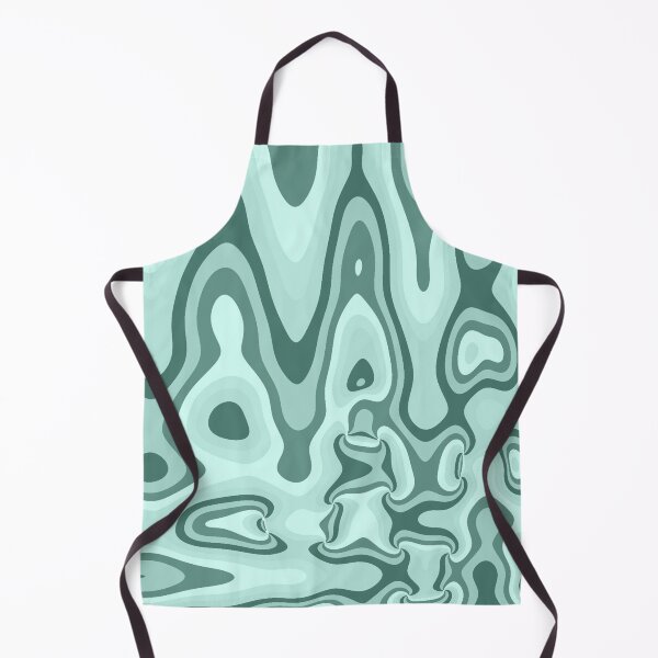 Item preview, Liquid Retro Abstract Teal designed and sold by mirimo.