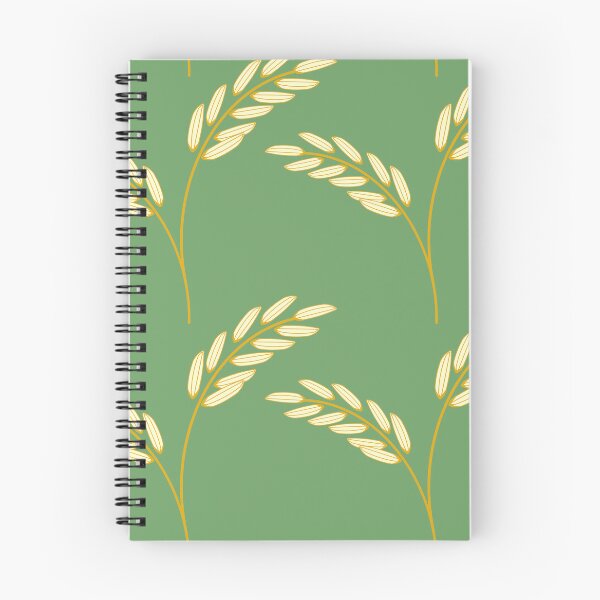 Item preview, Patrón repetitivo de espiga de arroz dorada con diseño de grano cosechado designed and sold by Longsilp.