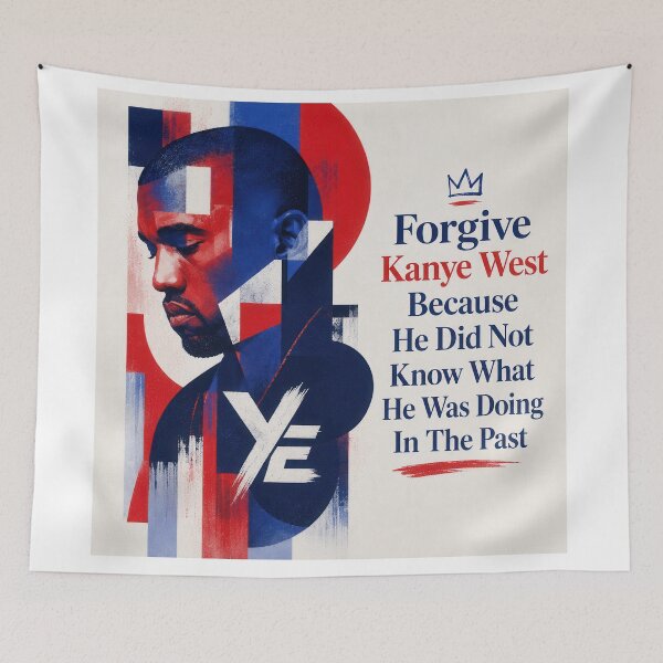 Item preview, Forgive Kanye West Because He Did Not Know What He Was Doing designed and sold by Amsterdam Shop.
