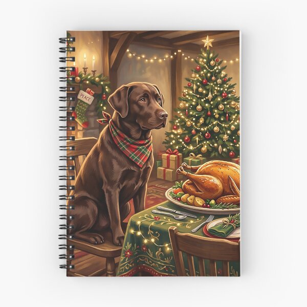 Item preview, Brown Labrador Hoping for Some Christmas Dinner designed and sold by acceleratorhams.