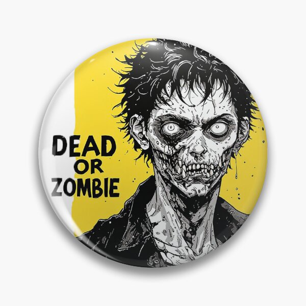 Item preview, Dead Or Zombie Male Portrait Yellow Horror Art designed and sold by ChaoticZenStudio.