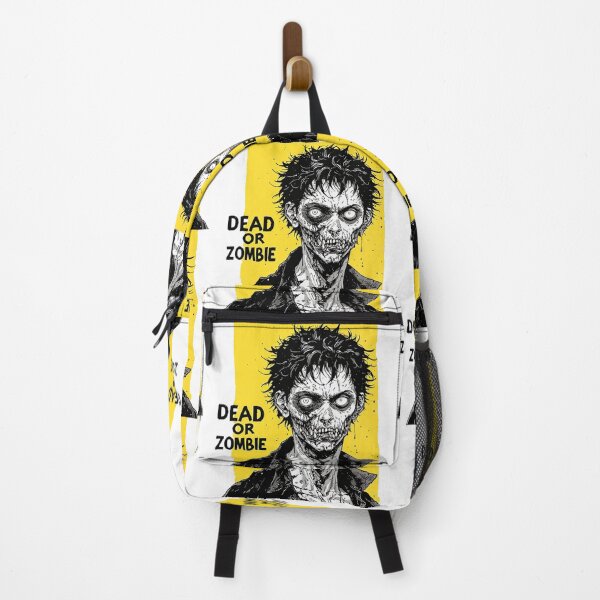 Item preview, Dead Or Zombie Male Portrait Yellow Horror Art designed and sold by ChaoticZenStudio.