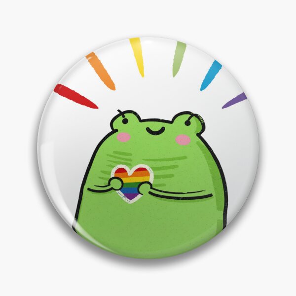 Item preview, Pride frog designed and sold by lore draws.