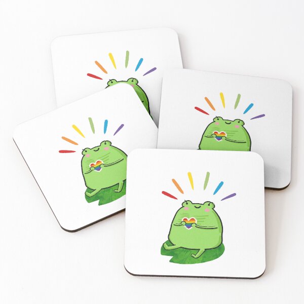 Item preview, Pride frog designed and sold by lore draws.