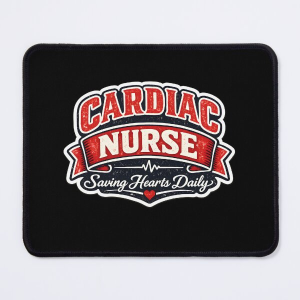 Item preview, Cardiac Nurse Saving Hearts Daily Funny Nurse Gift RN T-Shirt Sticker designed and sold by VaultVibes.