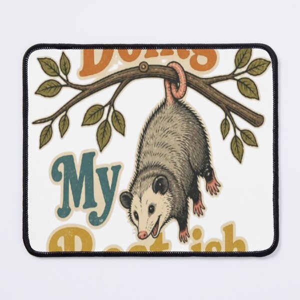Item preview, Doing My Best-ish Funny Hanging Opossum Retro Aesthetic Meme designed and sold by ElkasDesign.