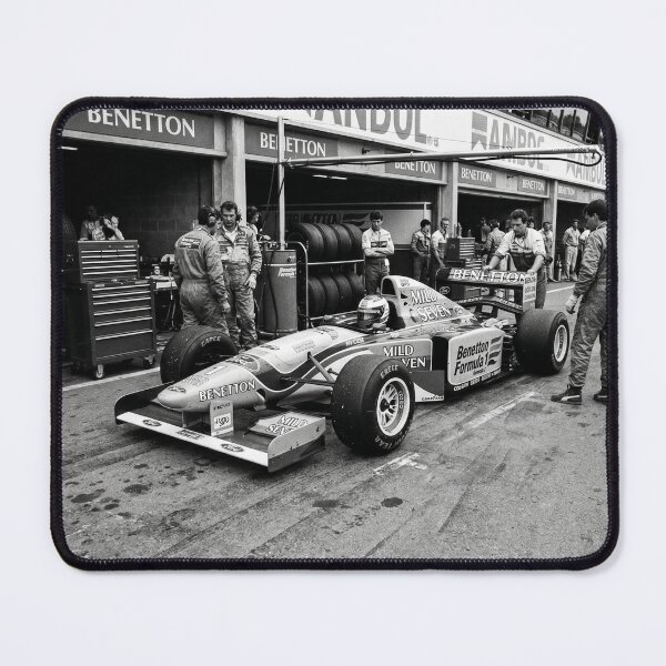 Item preview, Pit Stop Inspired – Black & White Racing Team Art designed and sold by ARbyCharlie.
