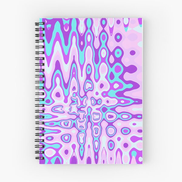 Item preview, Liquid Retro Abstract Mix Purple Turquoise Pink designed and sold by mirimo.