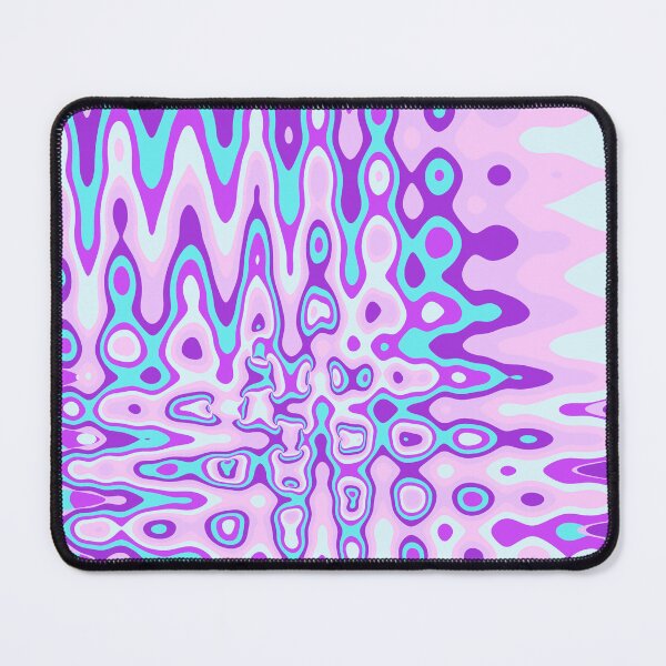 Item preview, Liquid Retro Abstract Mix Purple Turquoise Pink designed and sold by mirimo.
