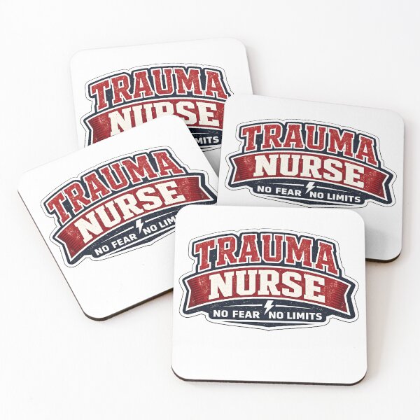 Item preview, Trauma Nurse No Fear No Limits Funny Nurse Gift RN T-Shirt Sticker designed and sold by VaultVibes.