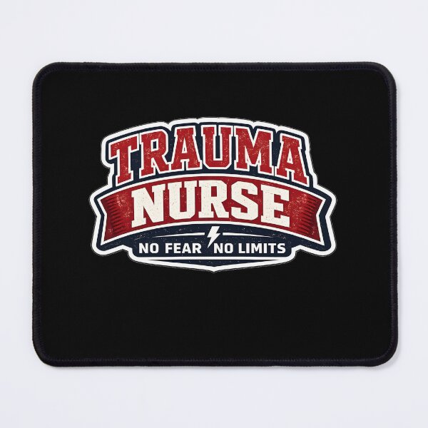 Item preview, Trauma Nurse No Fear No Limits Funny Nurse Gift RN T-Shirt Sticker designed and sold by VaultVibes.