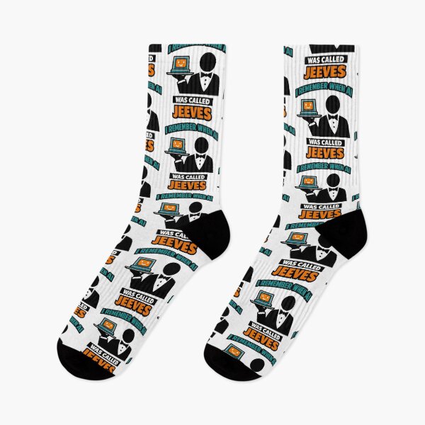 Item preview, When AI Was Just Jeeves Funny Tech Nostalgia Design designed and sold by TeeTimeTreasure.