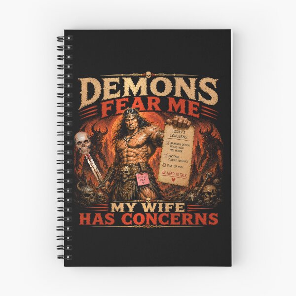 Item preview, Demons Fear Me. My Wife Has Concerns. designed and sold by Sanctum Icons.