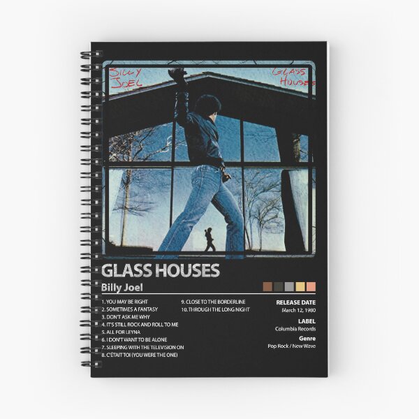 Item preview, Glass Houses Billy Joel Retro Rock Poster designed and sold by lankard-gallery.
