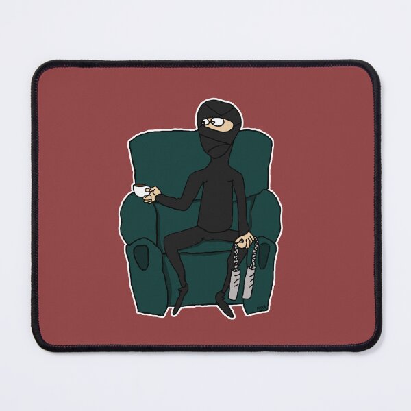Item preview, Funny Coffee Ninja in Armchair Sticker | Sarcastic Office Humor designed and sold by MyxaART.