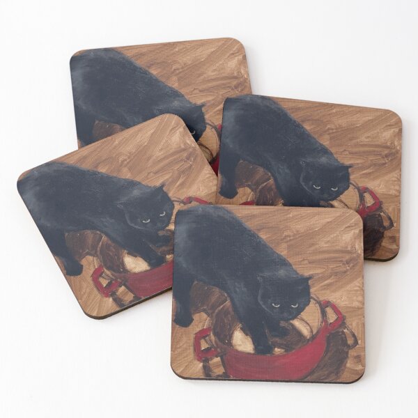 Item preview, black cat designed and sold by 聂丑Nie.