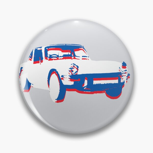 Item preview, Triumph Spitfire 1500 classic sports car red-white-blue split designed and sold by soitwouldseem.