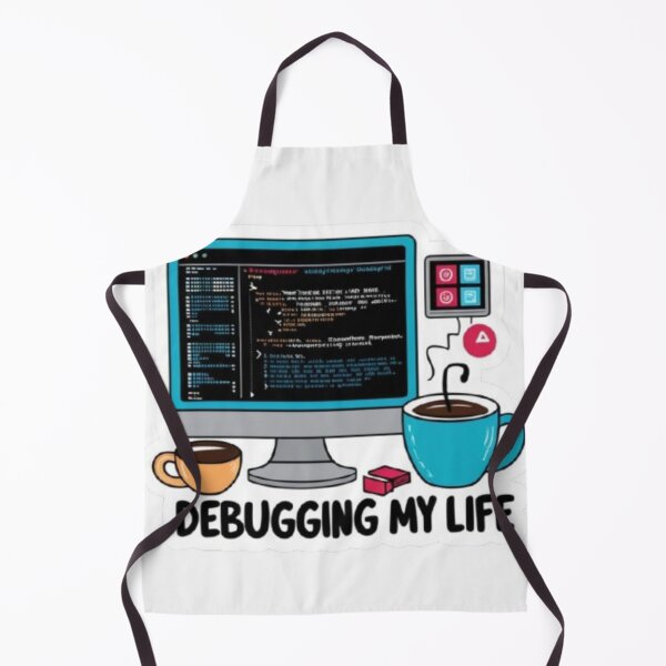 Artikelvorschau, Debugging My Life – Lustiger Programmierer-Aufkleber für Entwickler und Coder entworfen und verkauft von skillifyme.