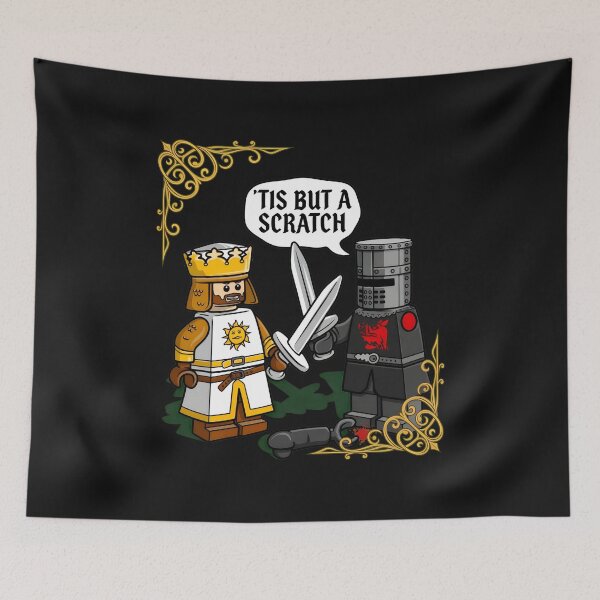 Item preview, Funny Knight vs Fighter LEGO Style Humor designed and sold by ActuallyVen.