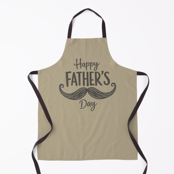 Item preview, Grey Happy Father's Day Mustache Art - Vintage Dad Typography designed and sold by myforestfog.