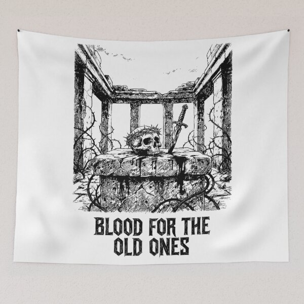Item preview, Cursed Altar of the Old Ones - Dark Fantasy Ancient Ruins designed and sold by bapupa.