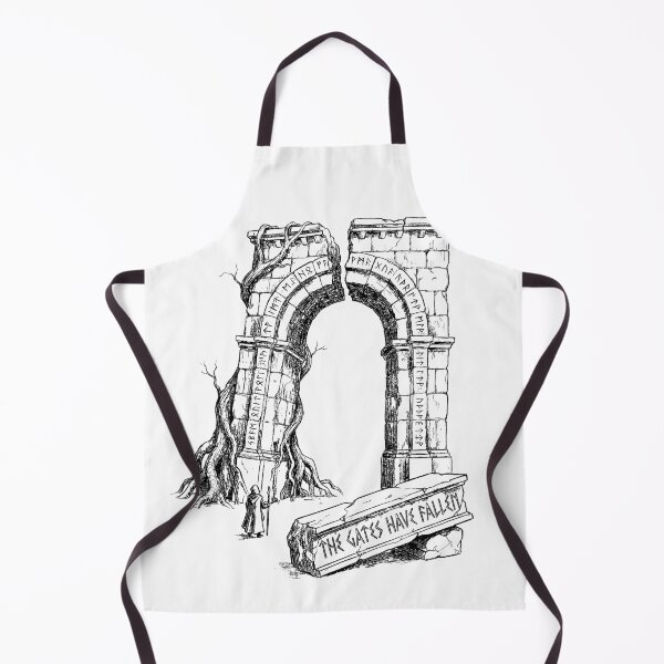 Item preview, Broken Gate of Aethelia - Dark Fantasy Ancient Ruins designed and sold by bapupa.