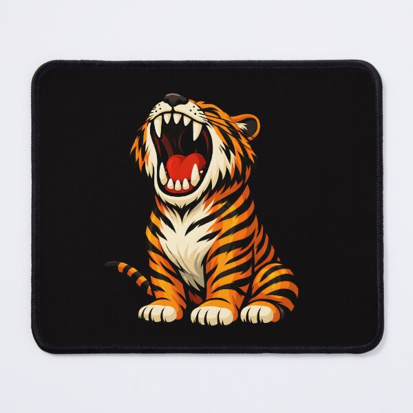 Item preview, Roaring Tiger Cub – Fierce Big Cat Illustration designed and sold by ROARSOME DESiGNS.