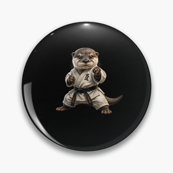 Item preview, Martial Way Otter Martial Arts Karate Sensei Black Belt designed and sold by FormalDehyena.