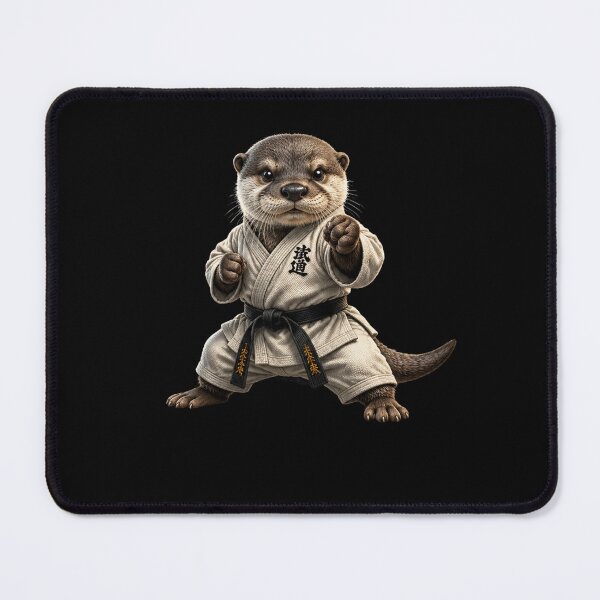 Item preview, Martial Way Otter Martial Arts Karate Sensei Black Belt designed and sold by FormalDehyena.