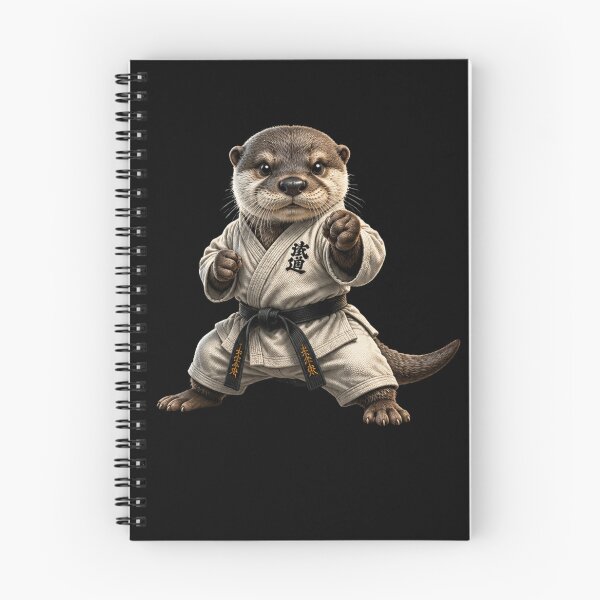 Item preview, Martial Way Otter Martial Arts Karate Sensei Black Belt designed and sold by FormalDehyena.