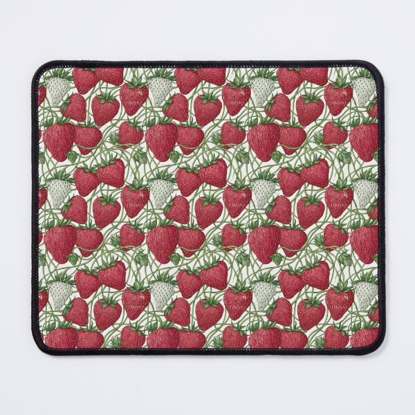 Item preview, Red Strawberry And Green Vine Garden Pattern designed and sold by igraphixart.