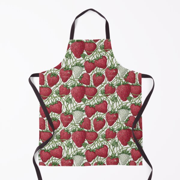 Item preview, Red Strawberry And Green Vine Garden Pattern designed and sold by igraphixart.