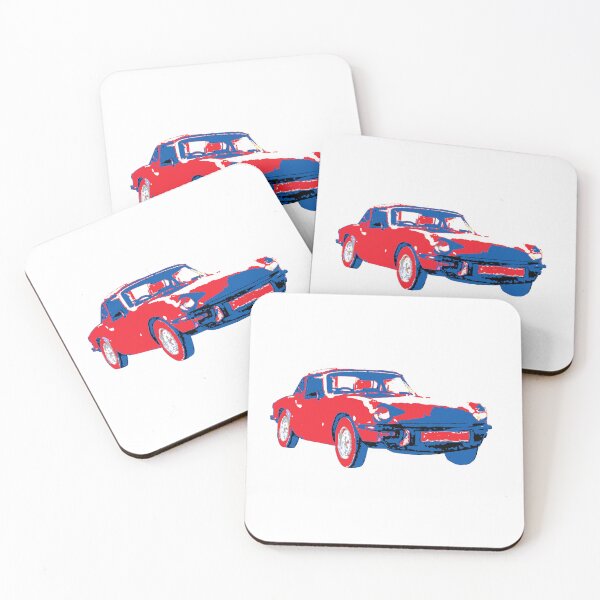 Item preview, Triumph Spitfire 1500 classic sports car red-white-blue designed and sold by soitwouldseem.