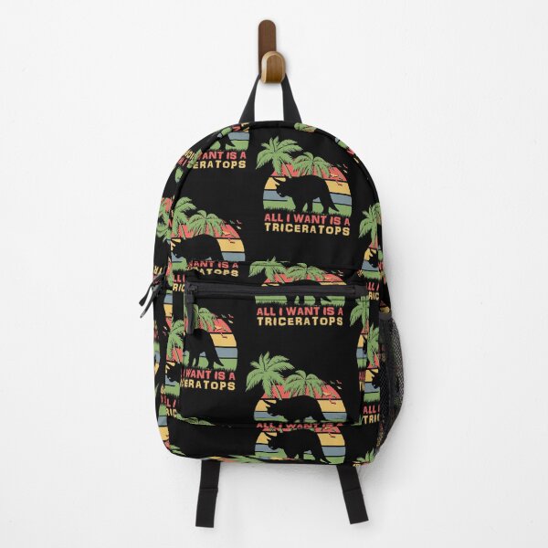 Item preview, All I Want Is A Triceratops Retro Sunset Dino designed and sold by marke770.