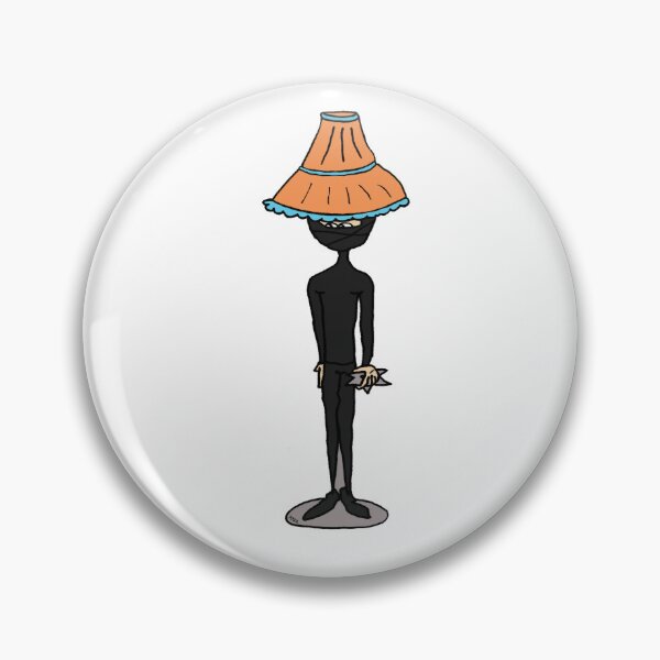 Item preview, Funny Introvert Ninja Floor Lamp Sticker | Clumsy Hidden Stealth Meme designed and sold by MyxaART.