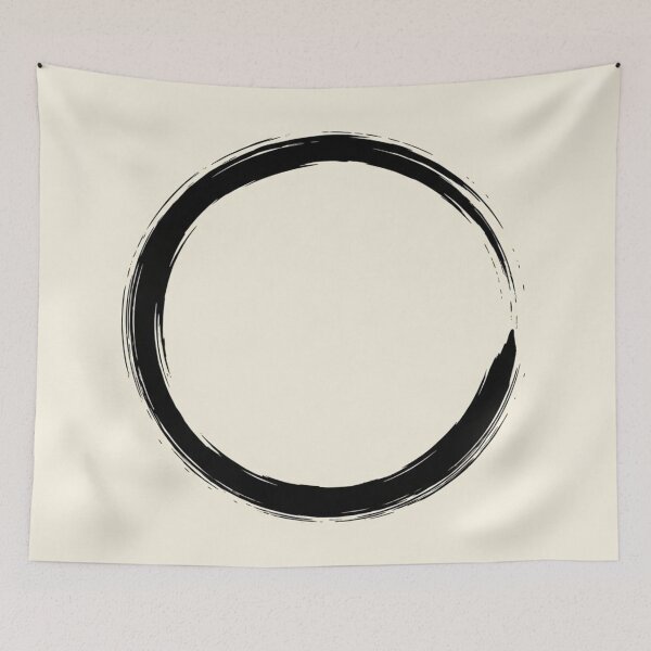 Item preview, Zen Serenity: Minimalist Metallic Enso Circle designed and sold by TheDenimArt.