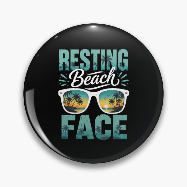 Item preview, Resting Beach Face Summer Vacation Beach Lover designed and sold by FormalDehyena.