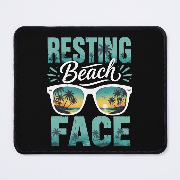 Item preview, Resting Beach Face Summer Vacation Beach Lover designed and sold by FormalDehyena.