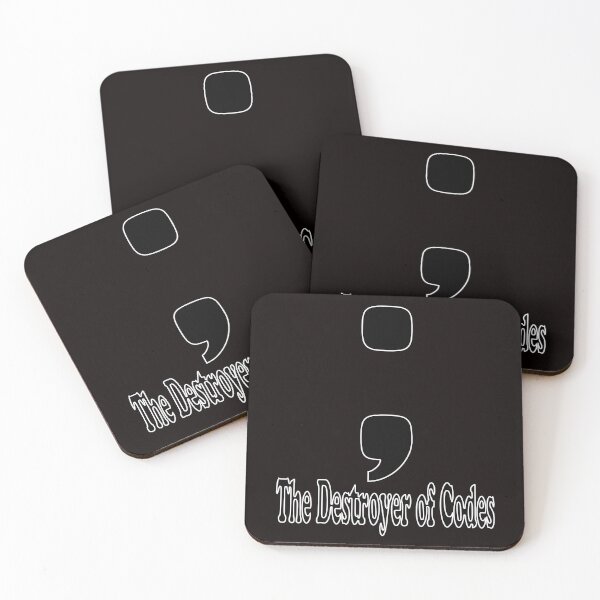 Item preview,  The Destroyer of Codes Missing Semicolon Funny Programmer Gift Sticker designed and sold by BUTTER7FLY.