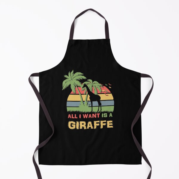 Item preview, All I Want Is A Giraffe Retro Sunset Animal Lover designed and sold by marke770.