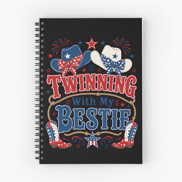 Item preview, Twinning with My Bestie Cowgirl Western Friends Patriotic designed and sold by THREE LITTLE BEANS.