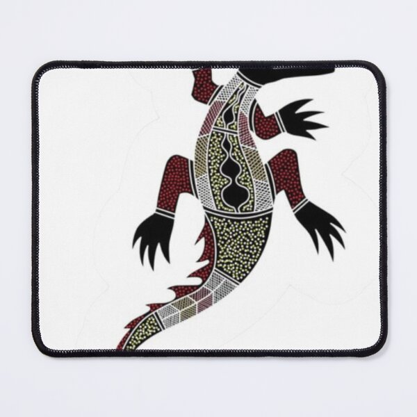 Item preview, Traditional Aboriginal Style Crocodile Dot Art ! Dreamtime Reptile – Indigenous Style Crocodile Art ! Tribal Crocodile Dot Work Graphic designed and sold by Ulikedigital14.