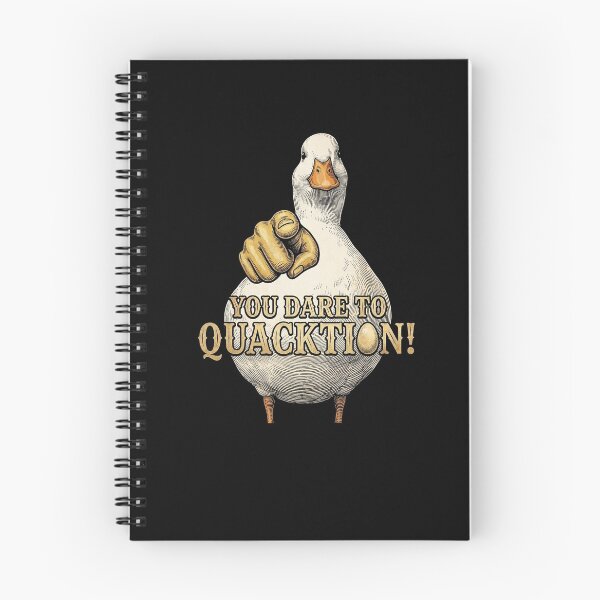 Item preview, You Dare to Quacktion Funny Callduck Pointing at You designed and sold by Yellowriversss.