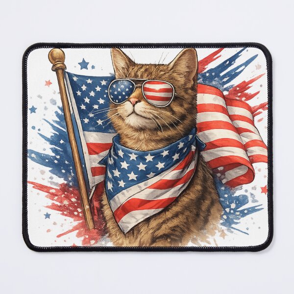 Item preview, American Cool Cat | USA Flag Shades & Swagger designed and sold by GokuCreative .