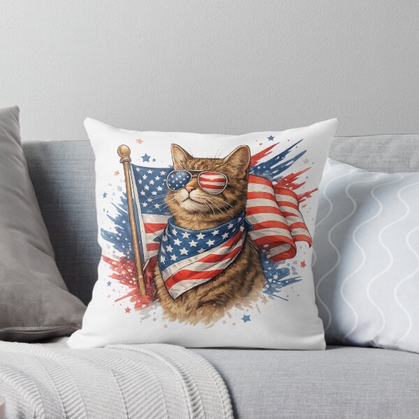 Item preview, American Cool Cat | USA Flag Shades & Swagger designed and sold by GokuCreative .